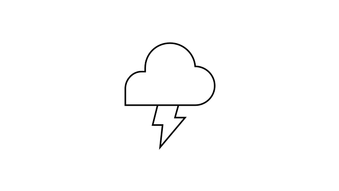 storm cloud icon
