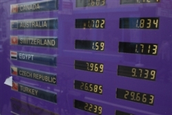 Electronic currency exchange board